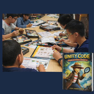 The Unity Code — a graphic novel helping young people explore culture, identity, and global citizenship. 🌍 Pre-order now!