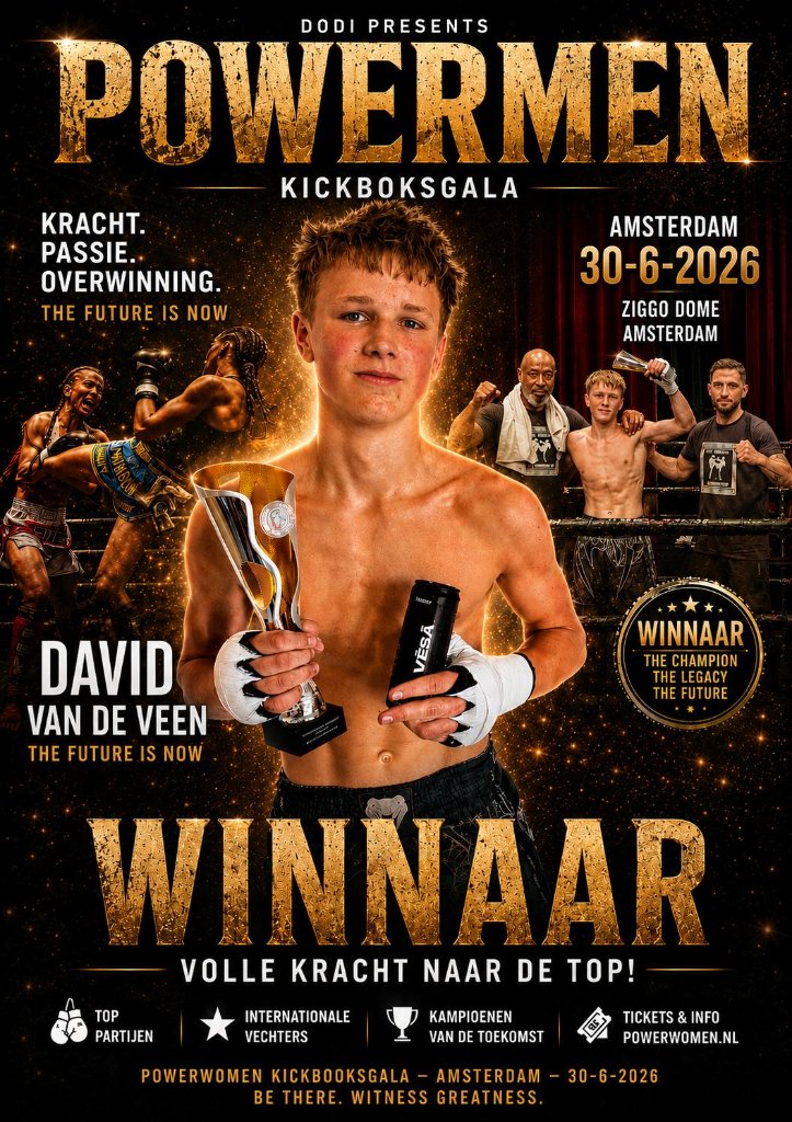 David van de Veen - Powermen Kickboksgala