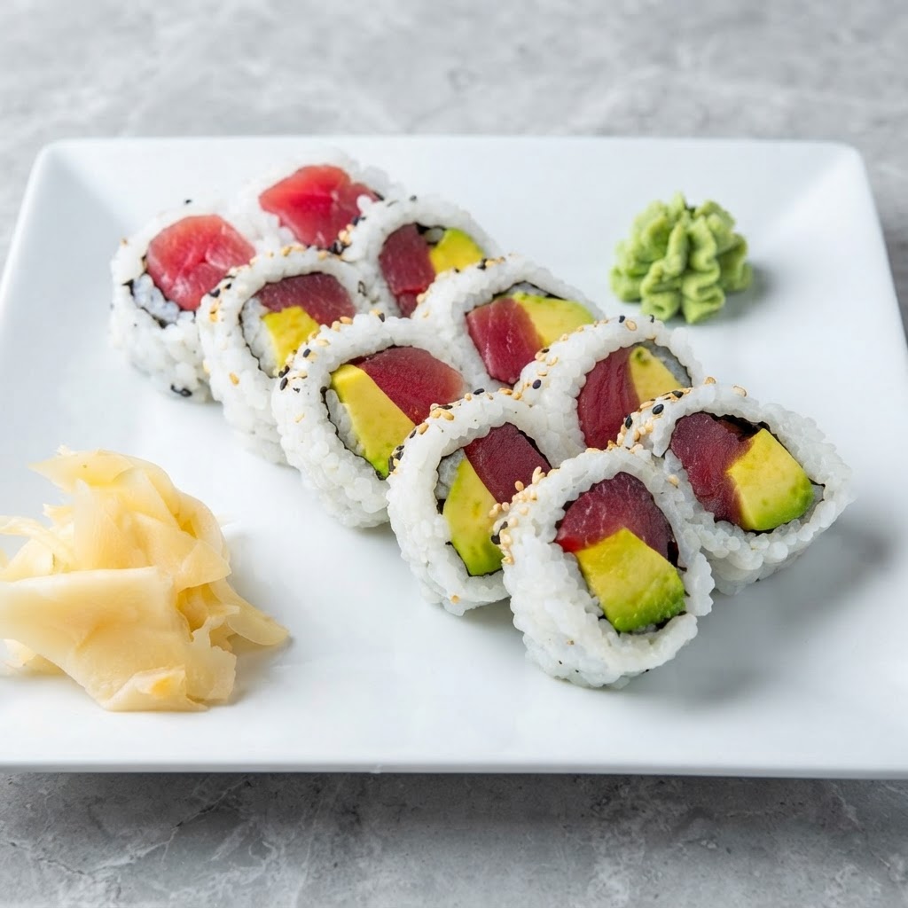 Tuna Avocado Roll — Tuna, avocado, sesame seed | Sarah Sushi Standard Rolls