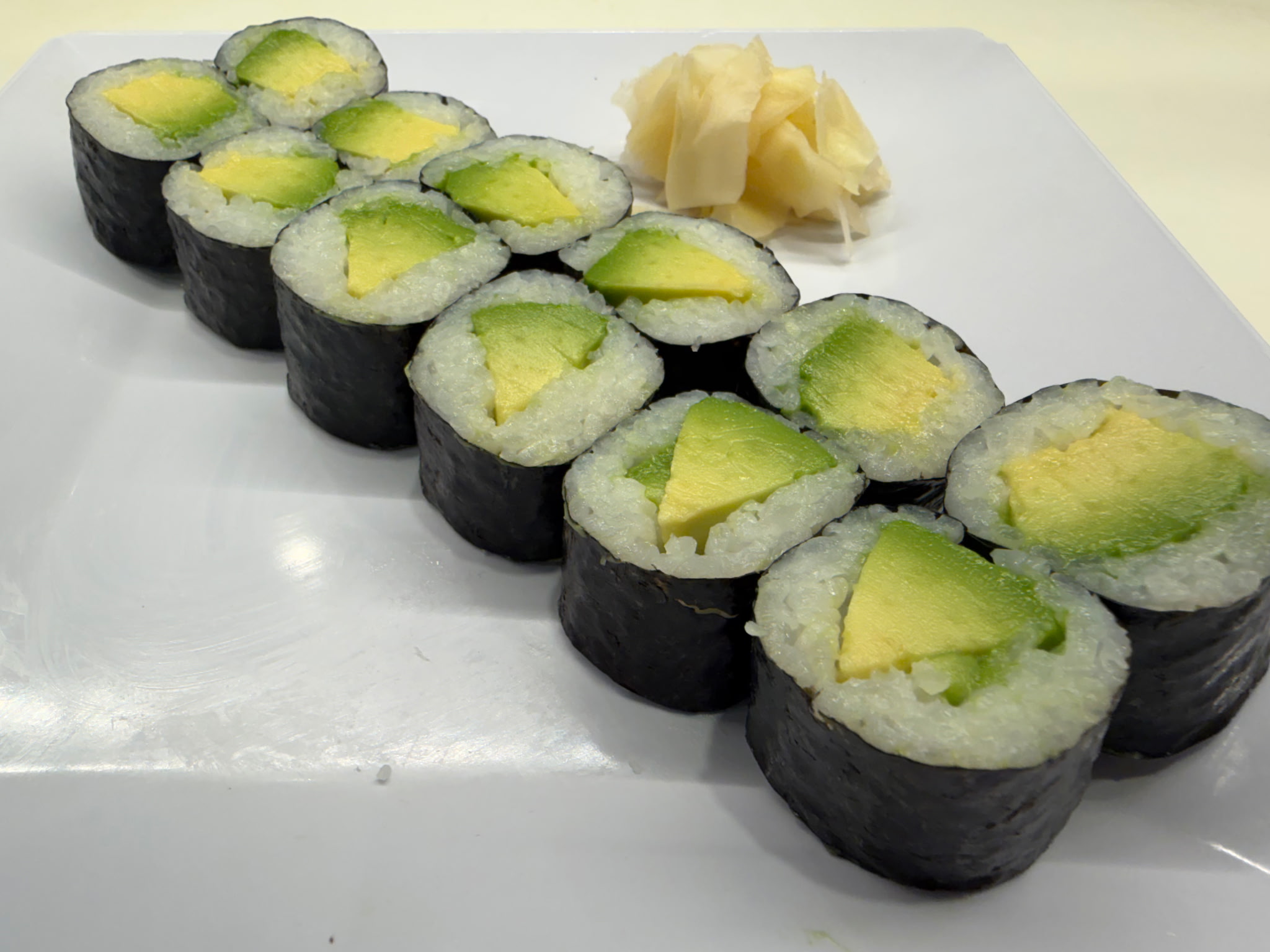 Veggie Maki Rolls — Option: cucumber, carrot or avocado | Sarah Sushi Standard Maki Rolls