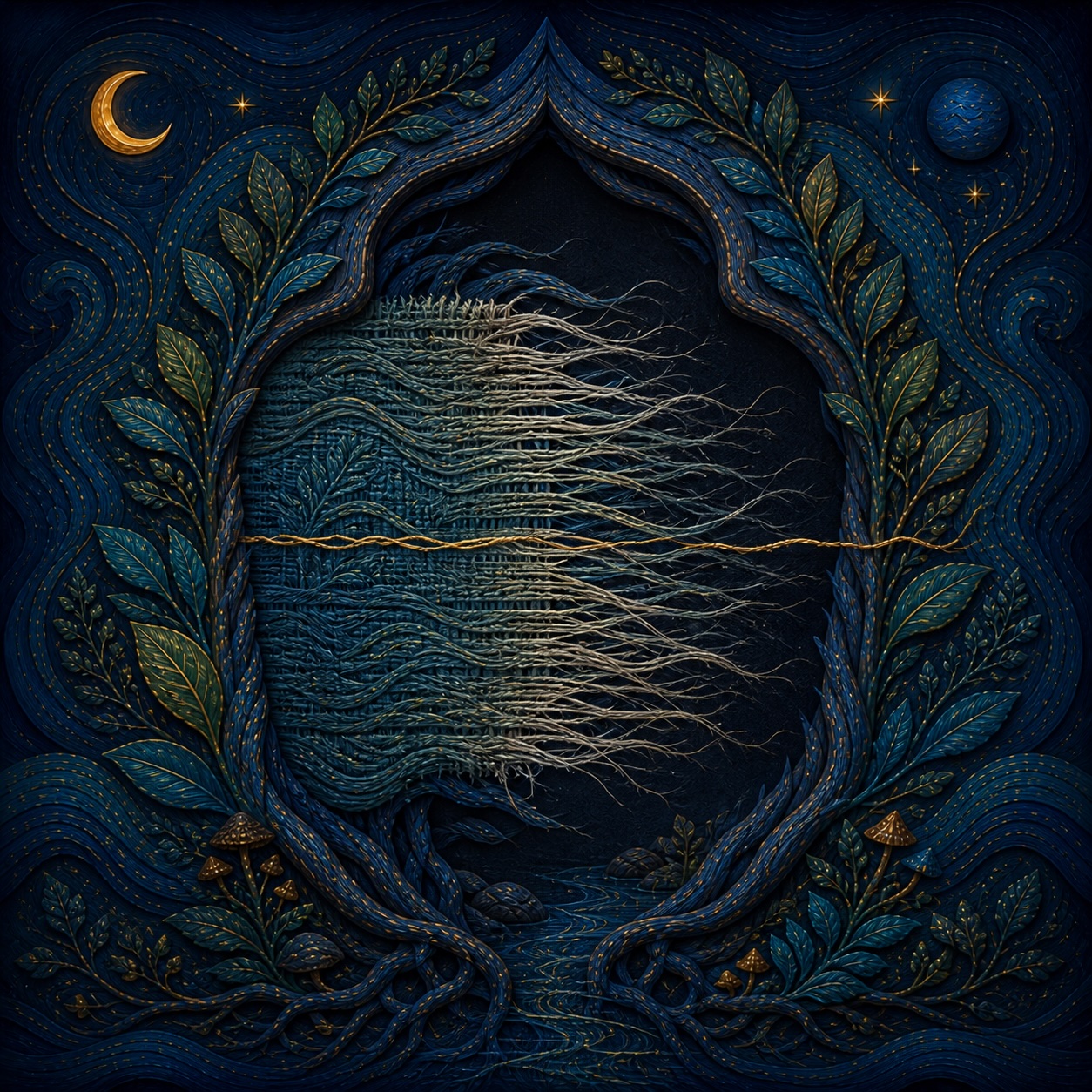 Sacred symbol for How the weave went thin
