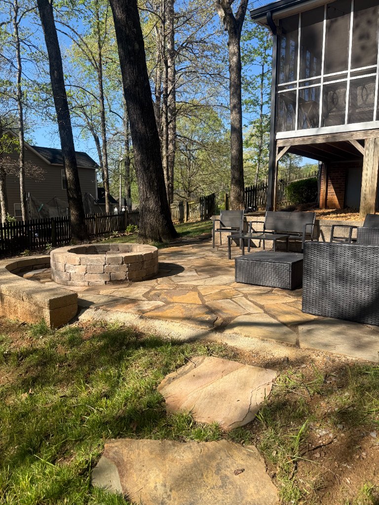 Patio & Hardscape project in Knoxville, TN by Grateful Grounds