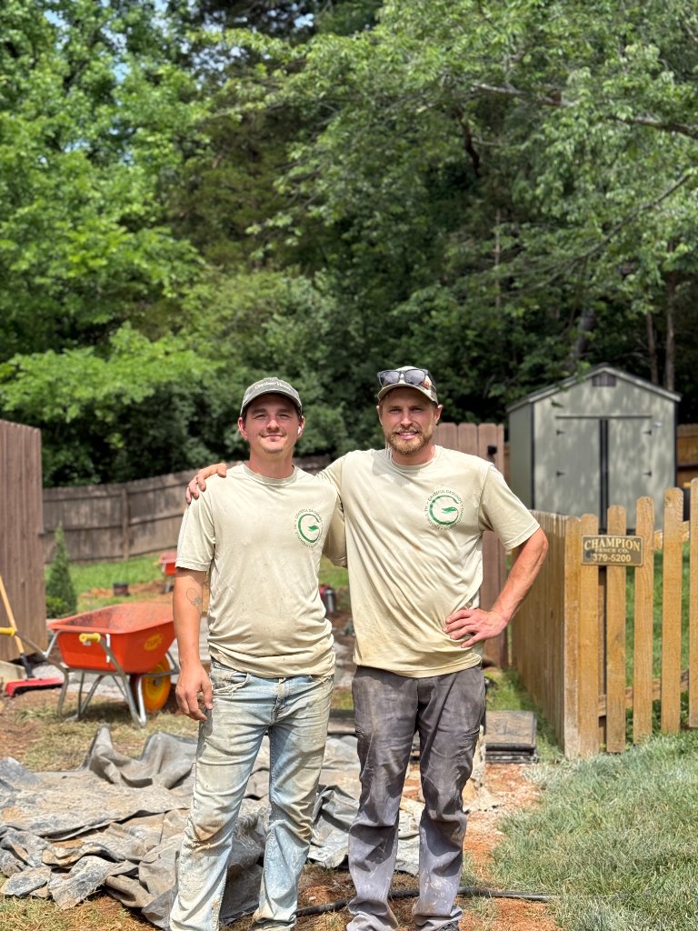 Grateful Grounds team on site