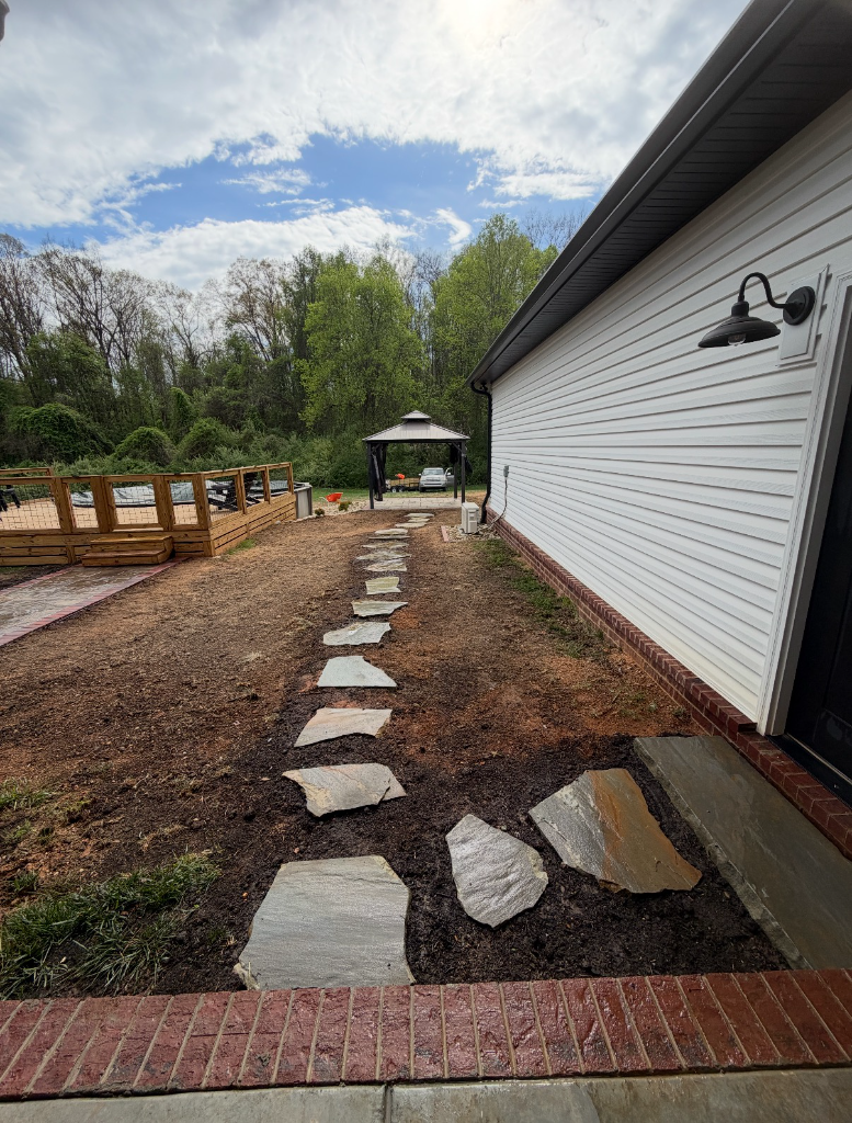 Flagstone Stepping Path