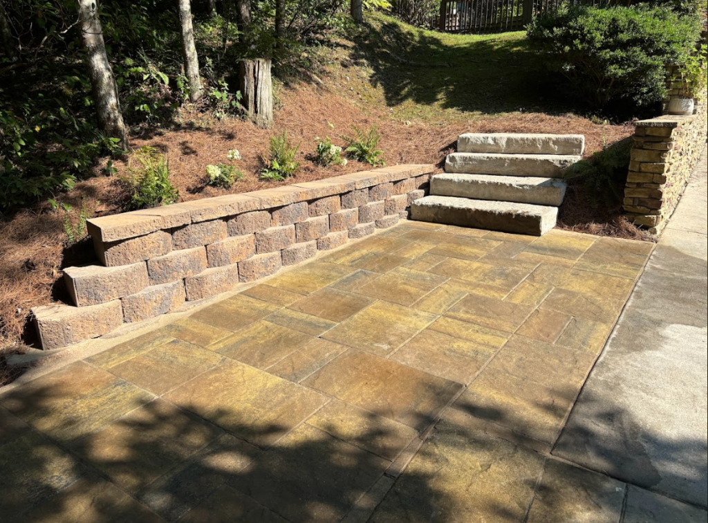 Retaining Walls project in Knoxville, TN by Grateful Grounds