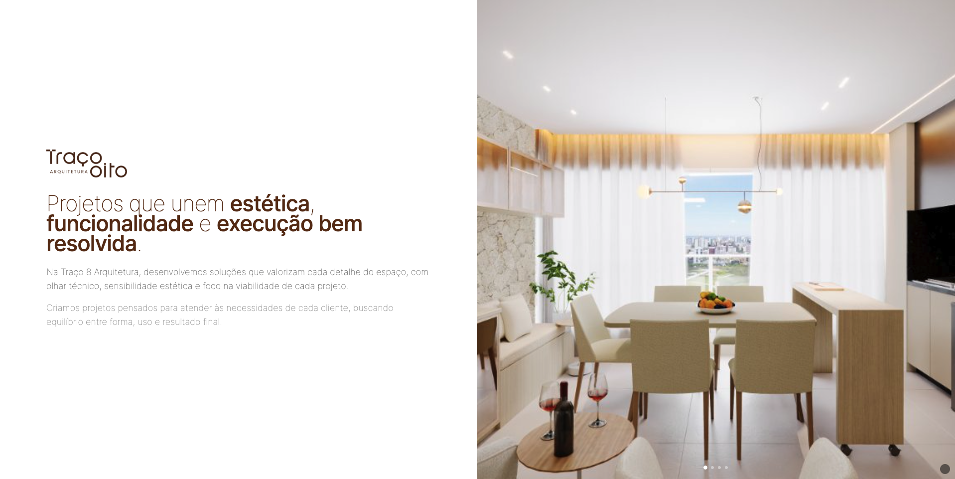 Site de Arquitetura template preview