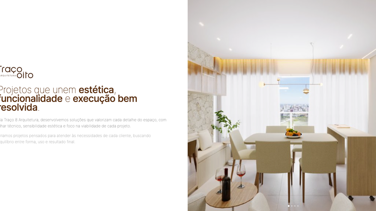 Site de Arquitetura template preview