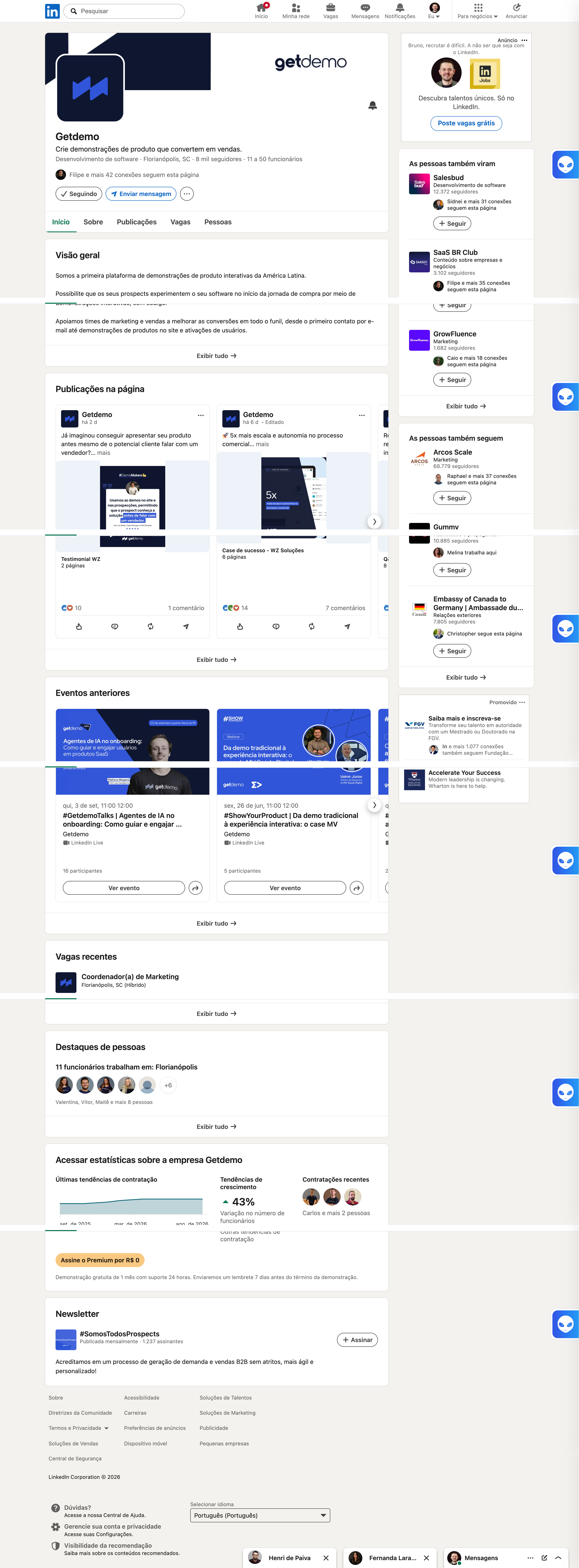 Evidence: Posicionamento de Product Experience