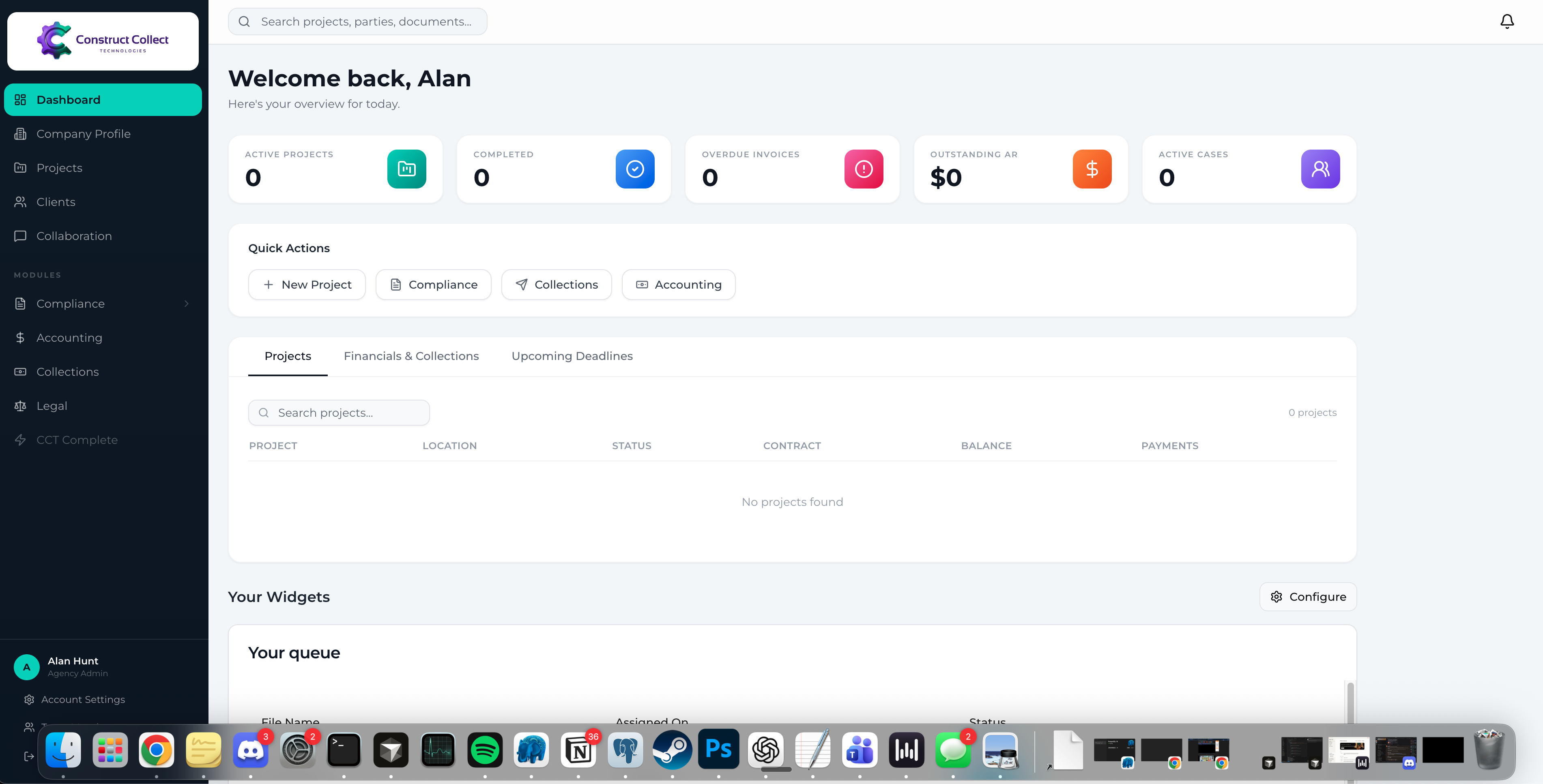 CCT Dashboard template preview