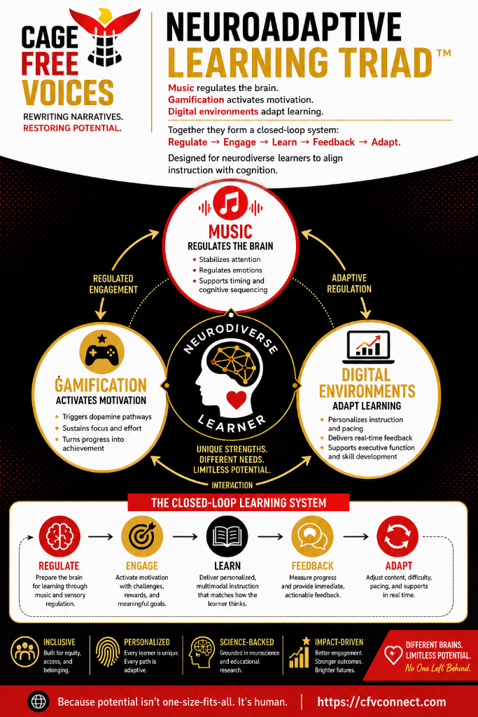 Neuroadaptive Learning Triad™ Infographic