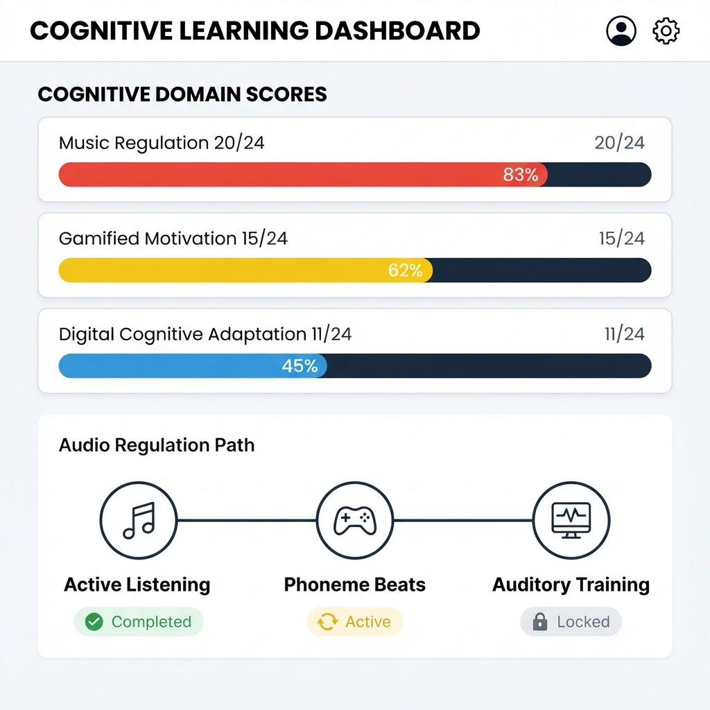 Learning profile dashboard