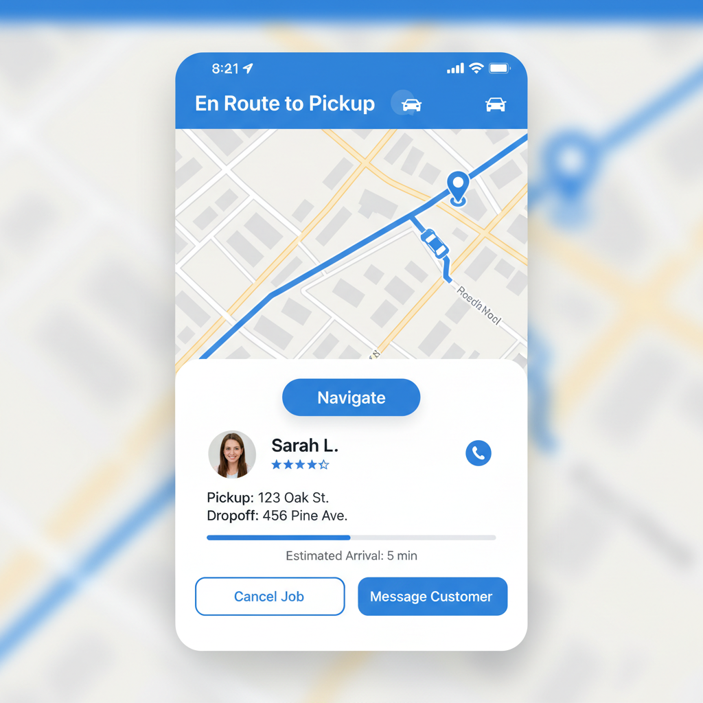 Navigate to Pickup
