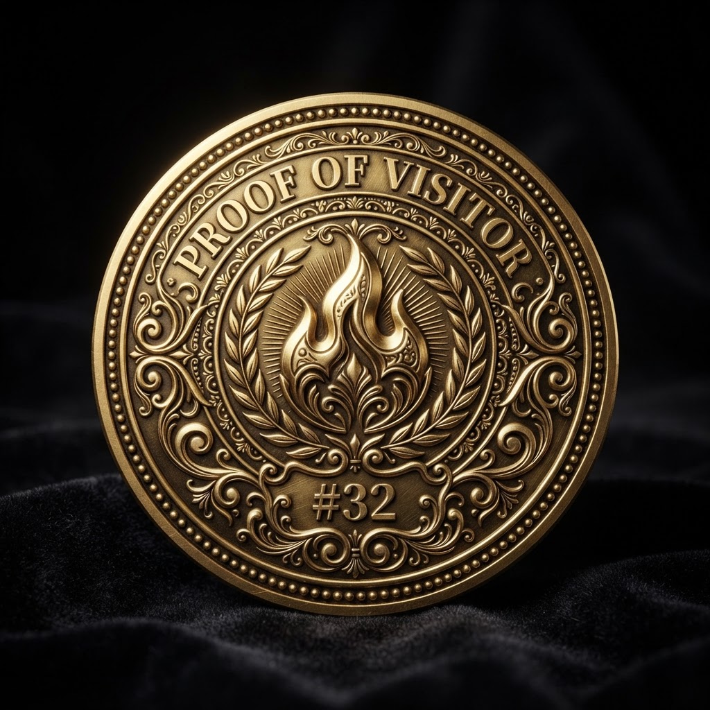Proof of Visitor Coin #32