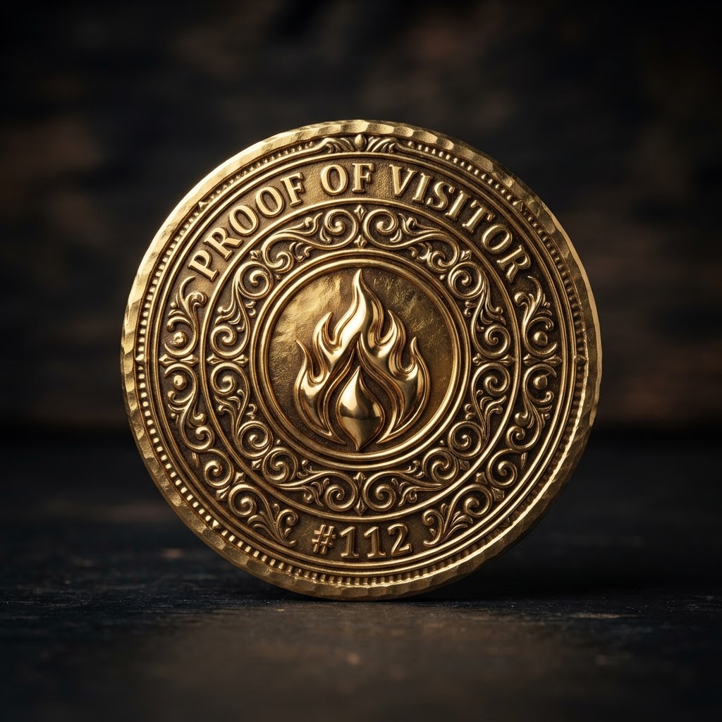 Unregistered Visitor Coin #112