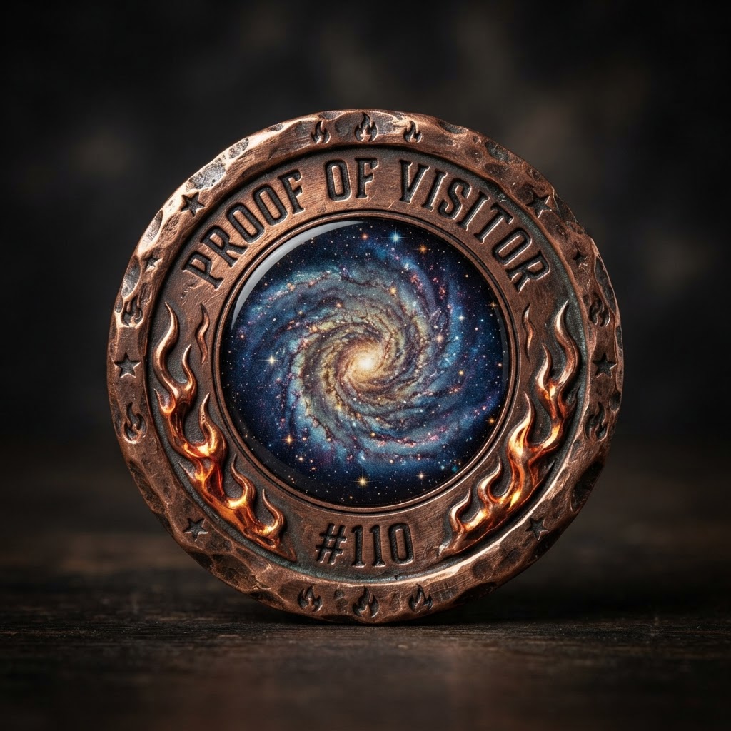 Unregistered Visitor Coin #110