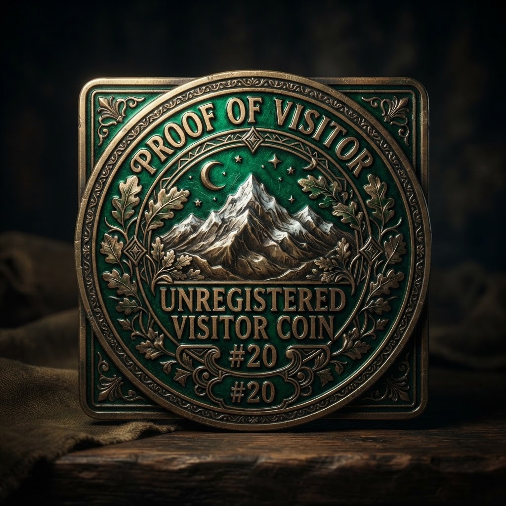 Unregistered Visitor Coin #20