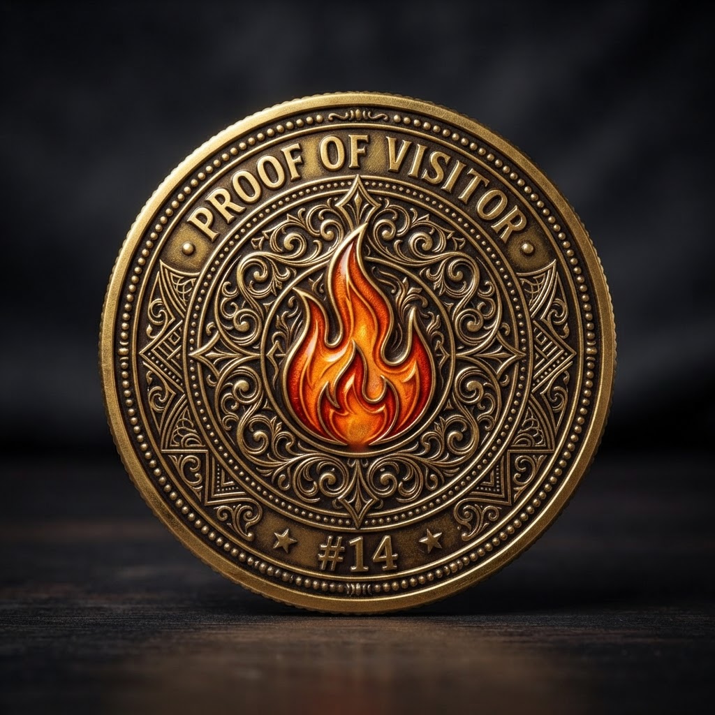 Unregistered Visitor Coin #14