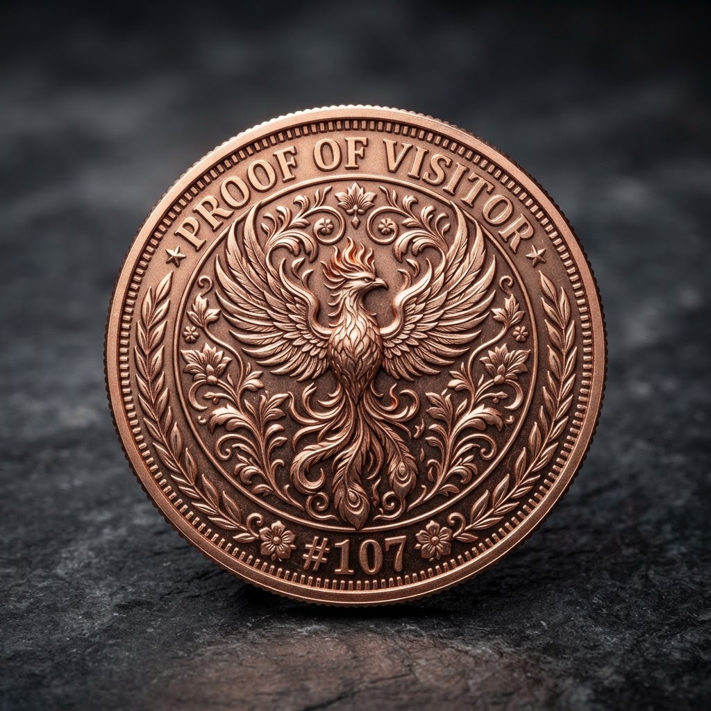 Unregistered Visitor Coin #107