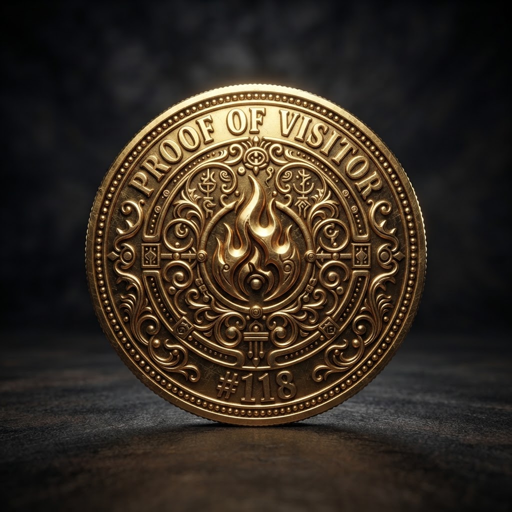 Unregistered Visitor Coin #118
