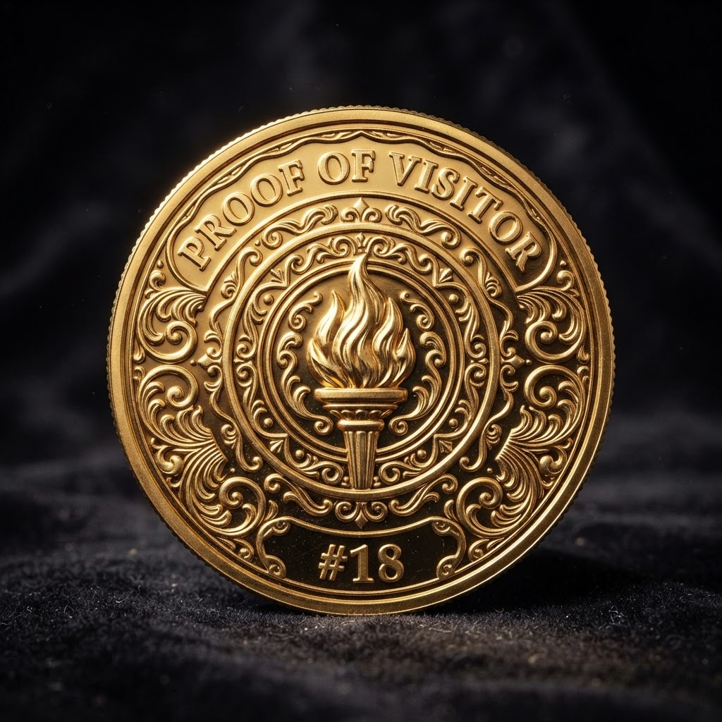 Unregistered Visitor Coin #18