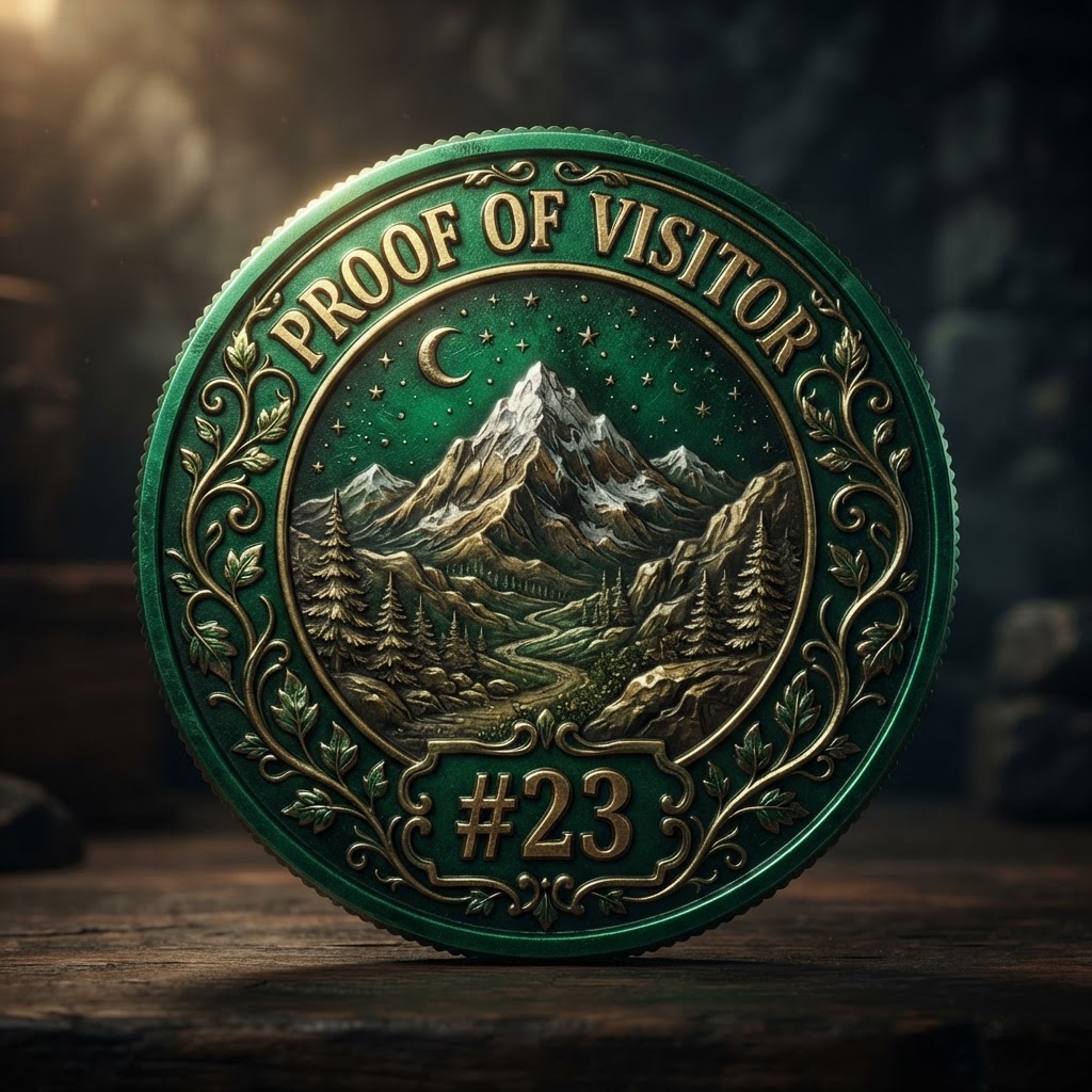 Unregistered Visitor Coin #23