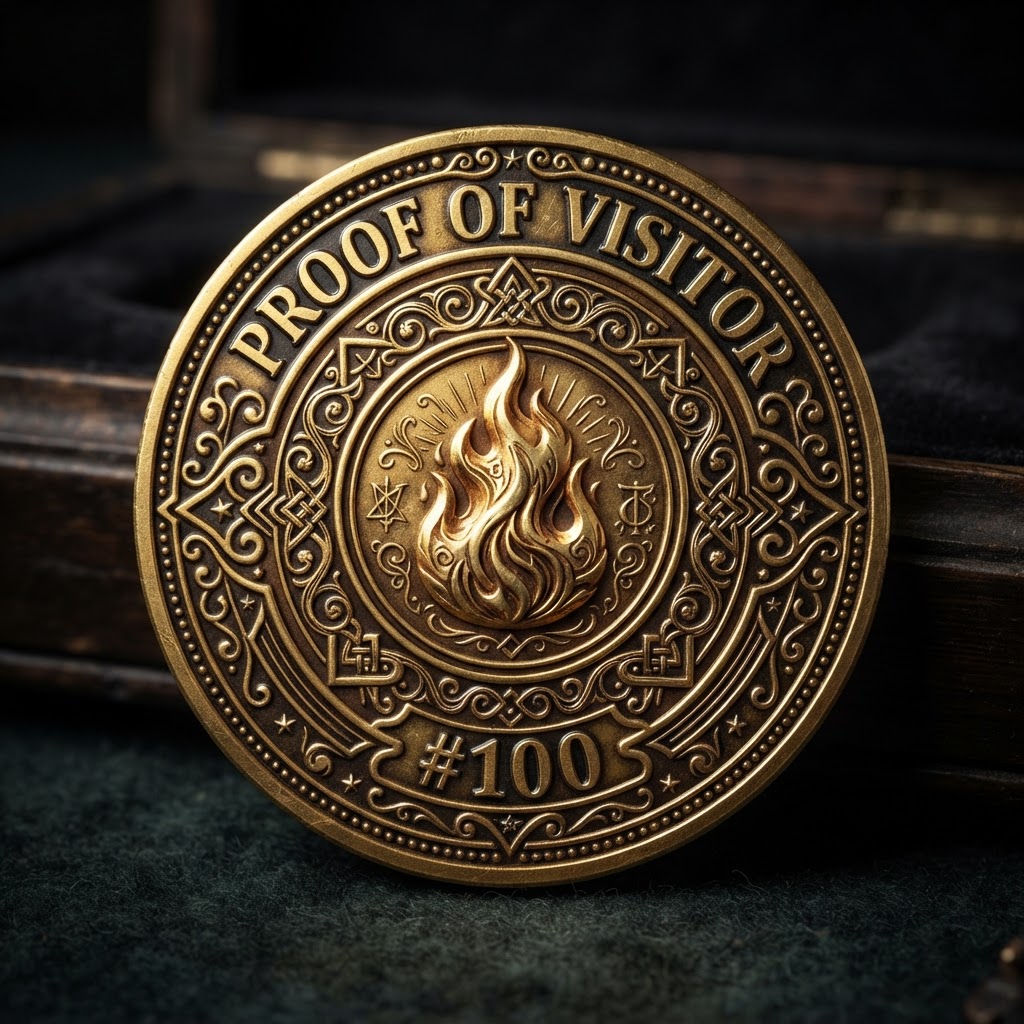 Unregistered Visitor Coin #100
