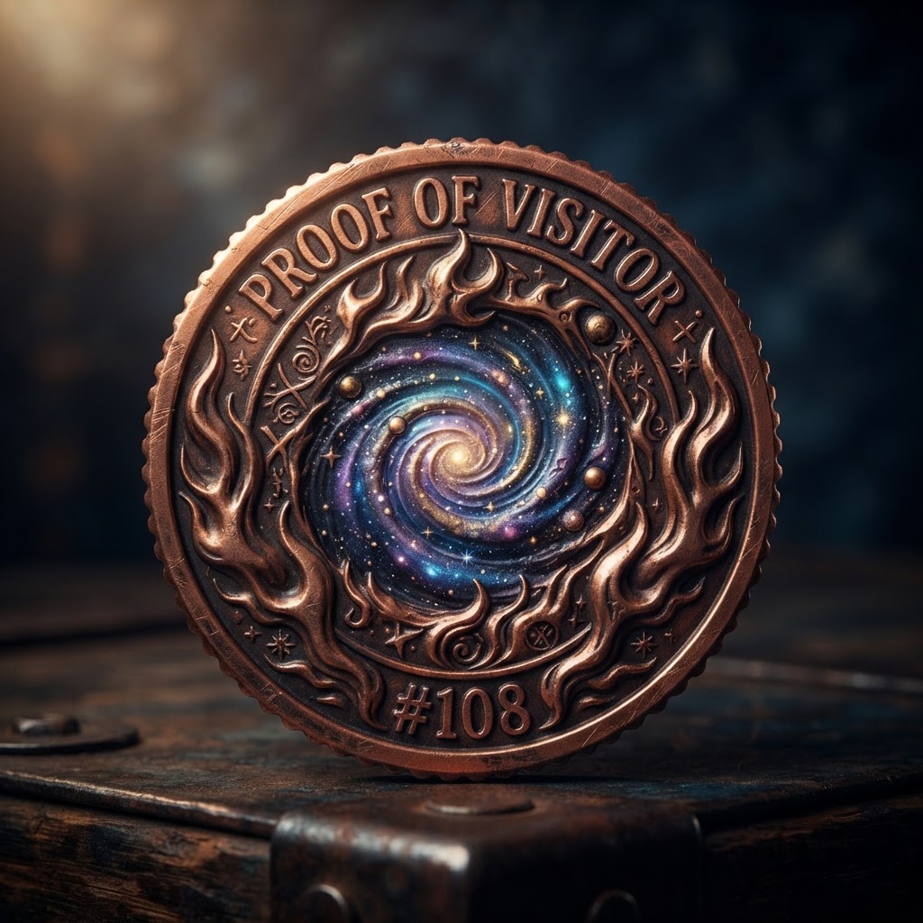 Unregistered Visitor Coin #108