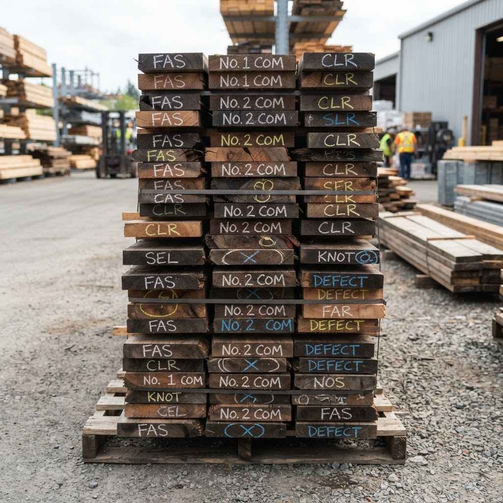 Understanding Lumber Grades: FAS, Select, and Common Explained