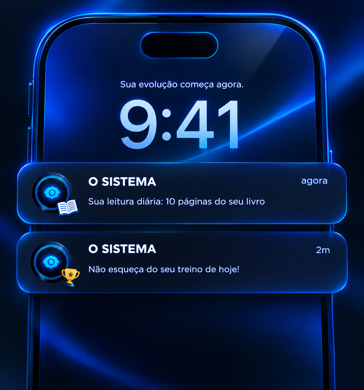 Notificações do Sistema no celular