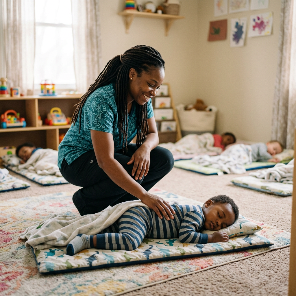Nurturing child care environment at Insight Kidz Care licensed family daycare in Baltimore MD