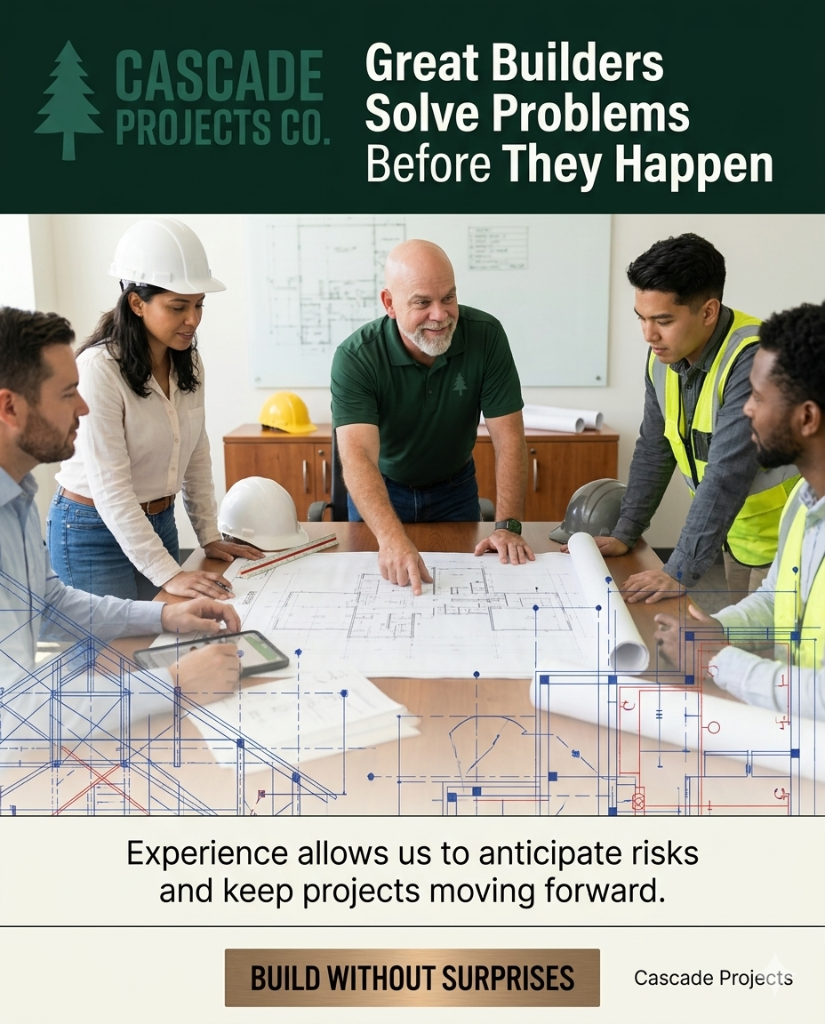 Great builders solve problems before they happen