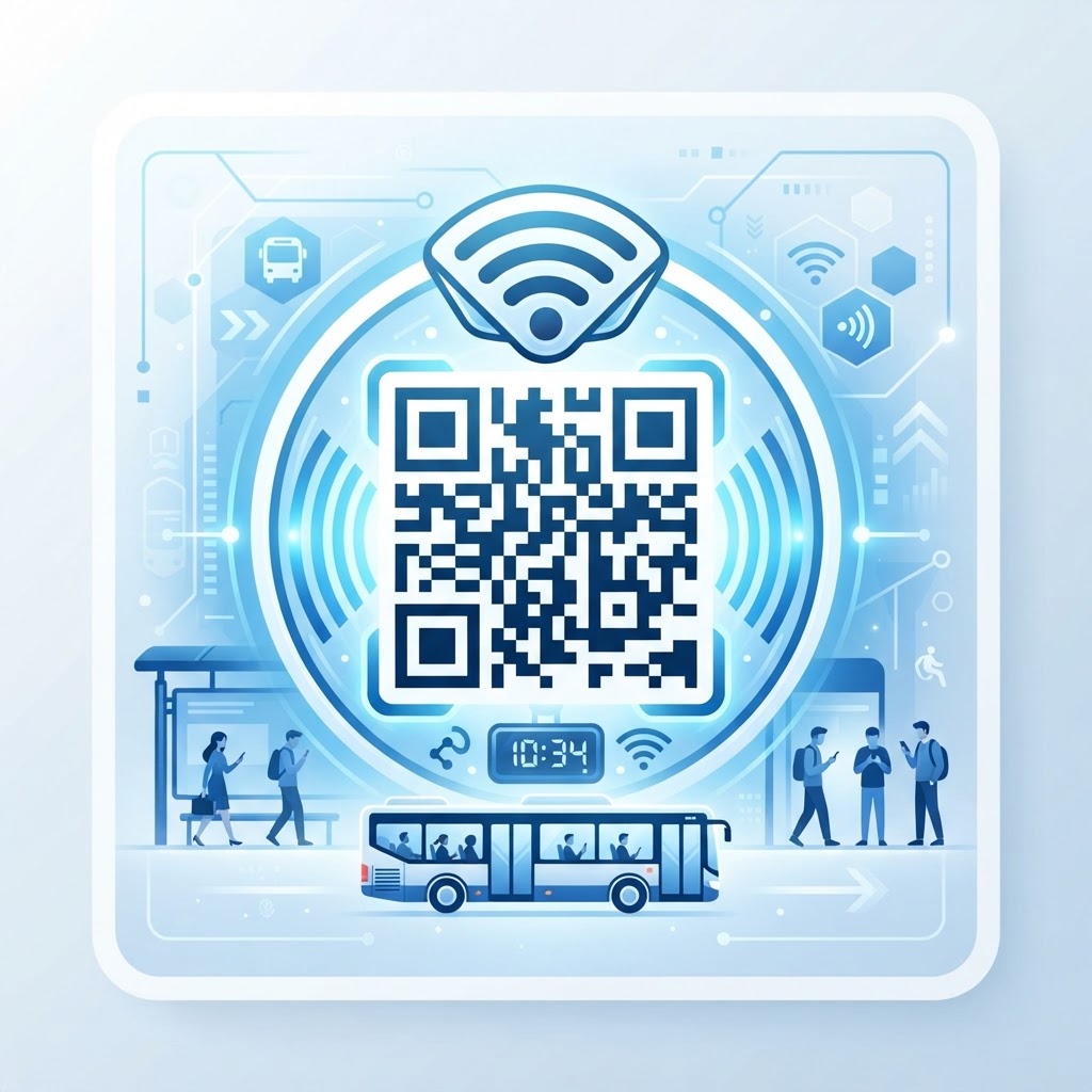 wifi-qr-code-for-bus-station