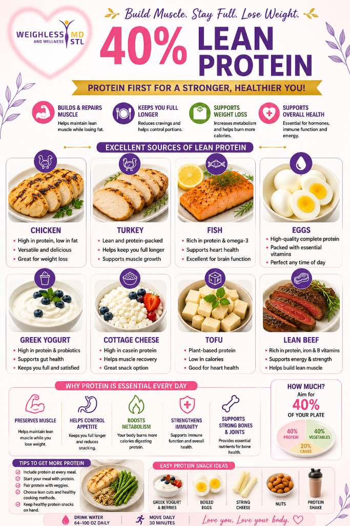 40% Lean Protein — sources, benefits, and tips