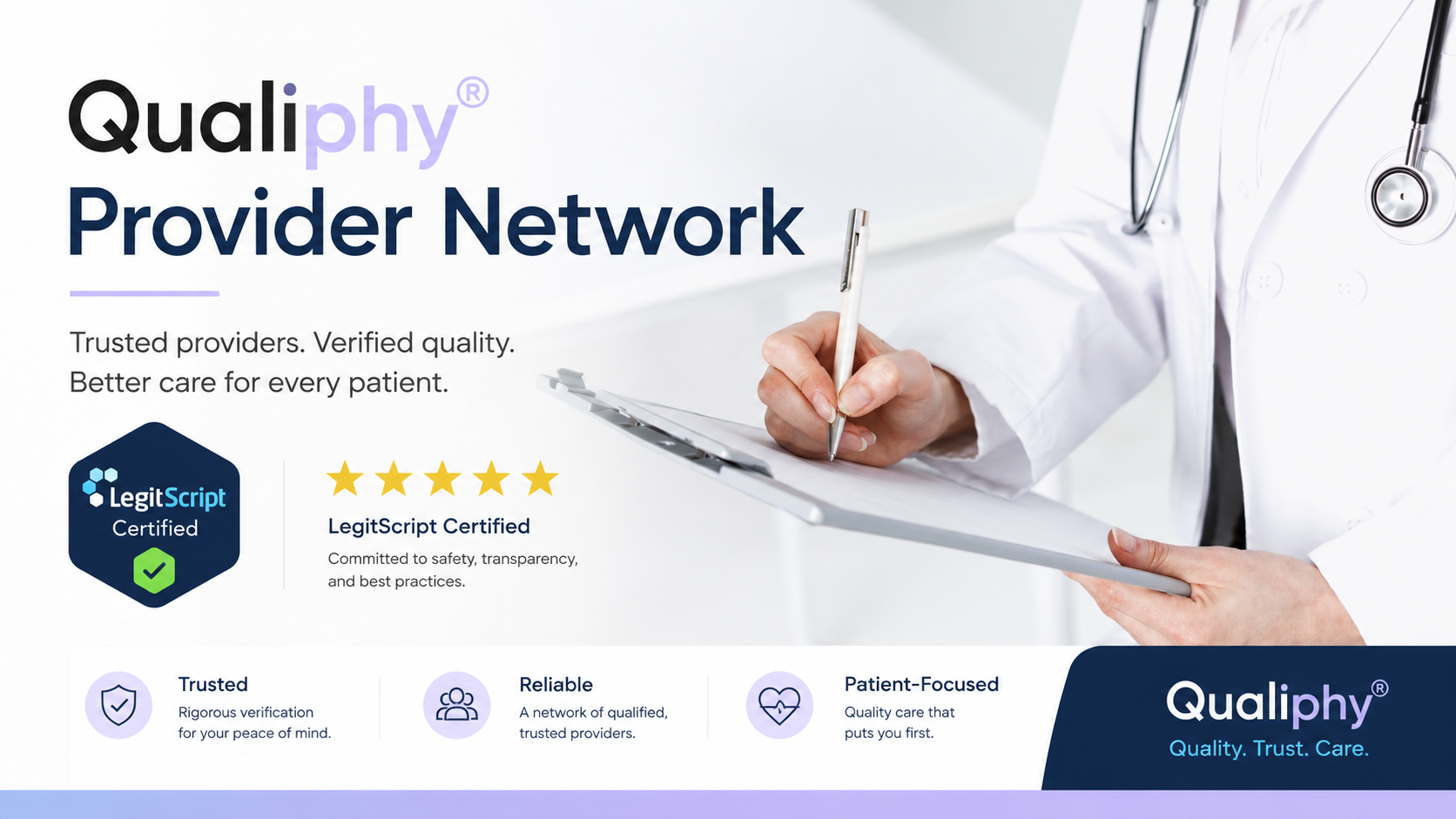 Qualiphy Provider Network — Trusted providers, verified quality, better care