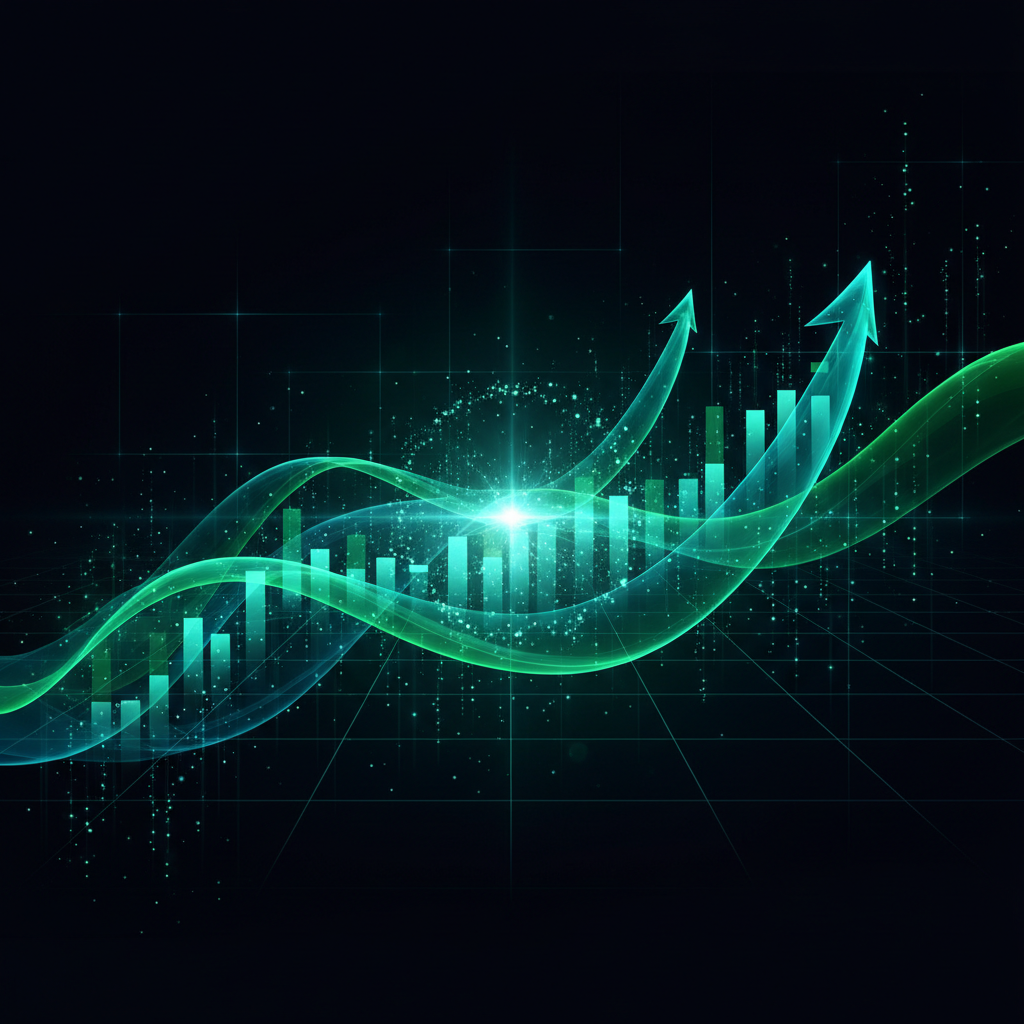 Abstract ROI analytics and data visualization