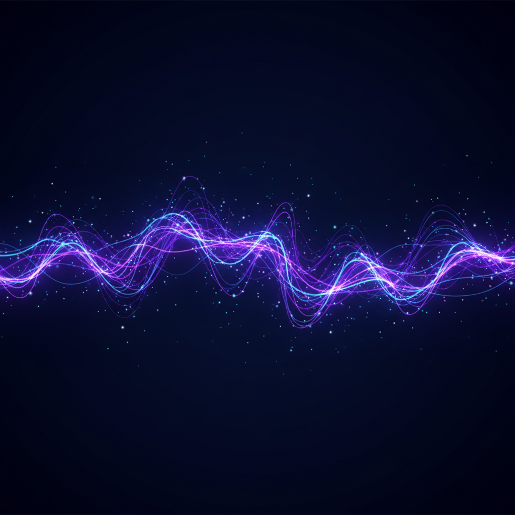 Abstract AI neural network and intelligent automation visualization