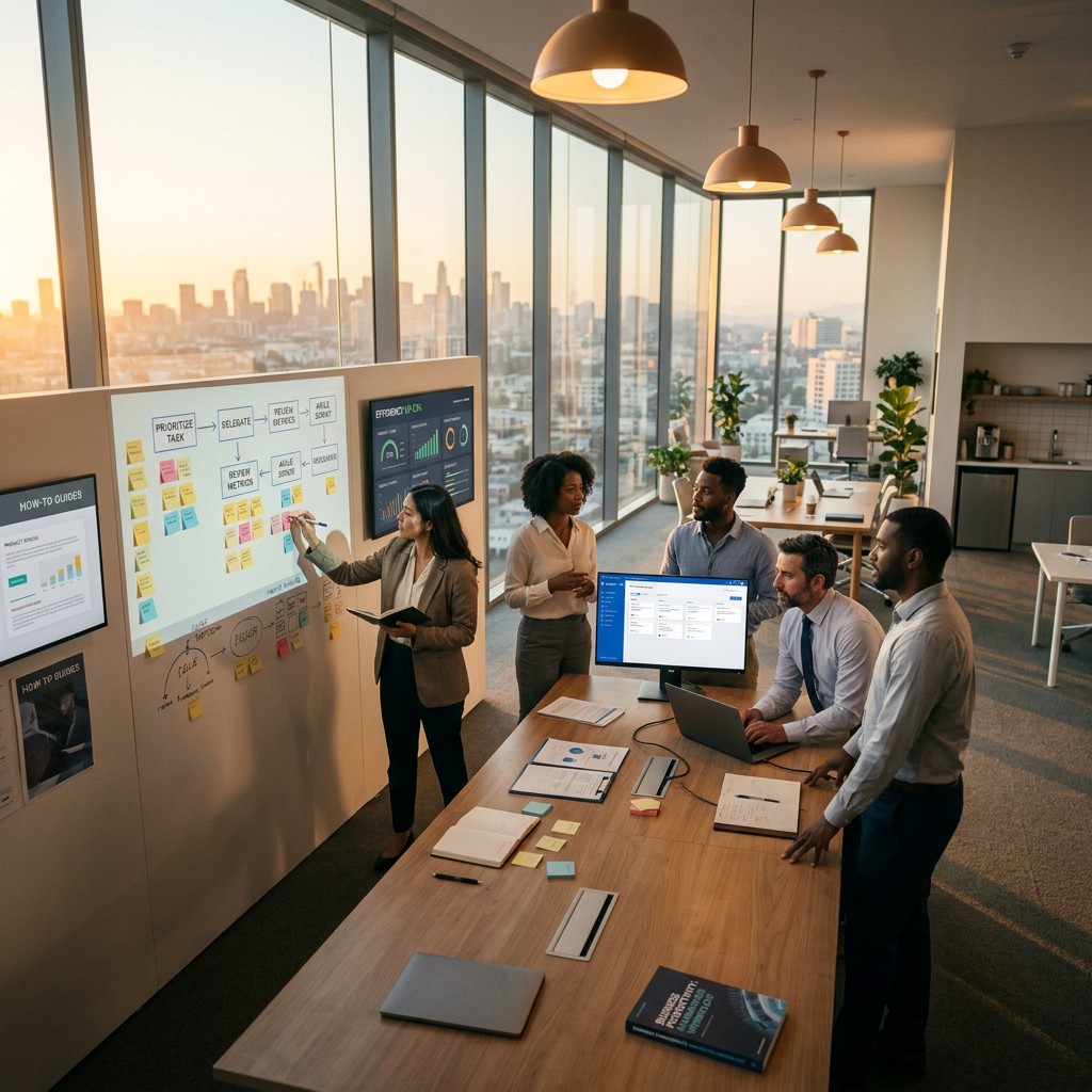Increased business productivity through automated review management