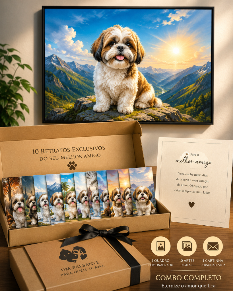 Mockup Eternize Pet - Combo Completo