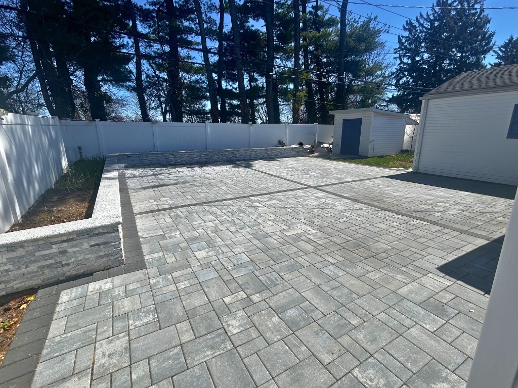 Backyard Patio & Masonry Upgrade - Hicksville, NY - TrueCraft Construction