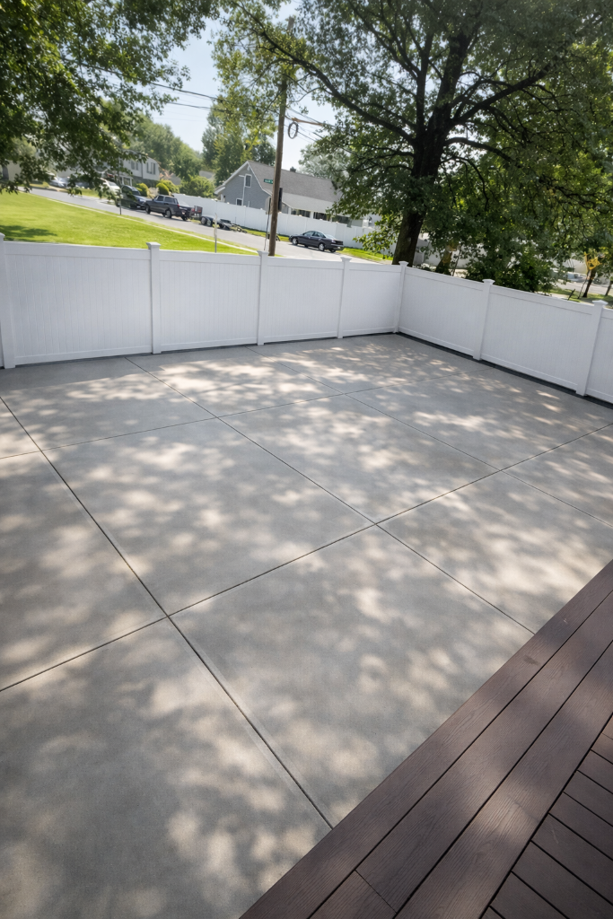 Concrete Patio - West Hempstead, Long Island - TrueCraft Construction