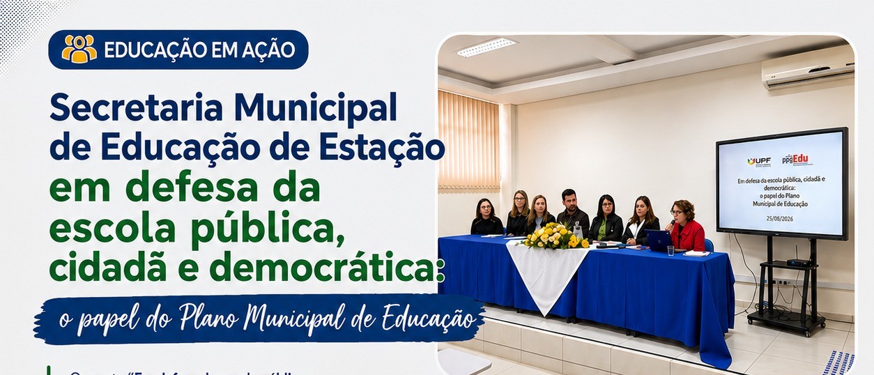 Em defesa da escola pública, cidadã e democrática