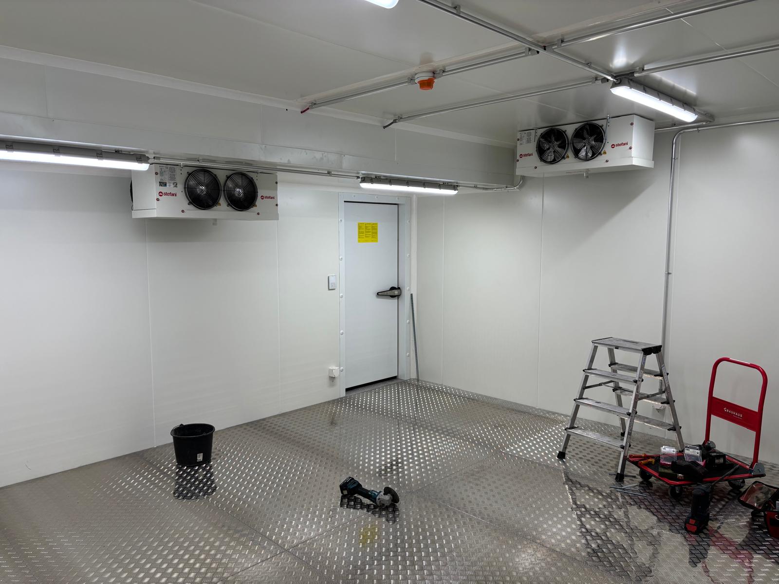 Installation frigorifique professionnelle — évaporateurs Stefani