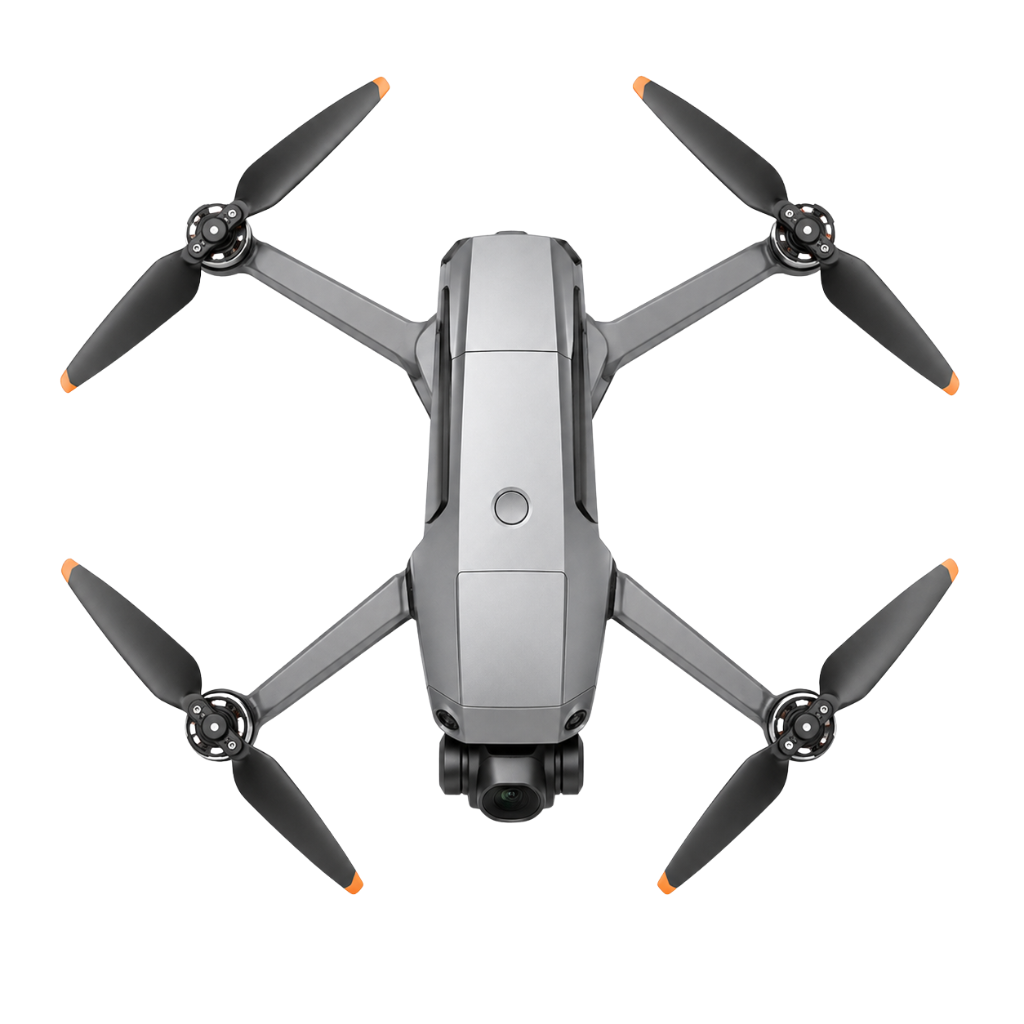 Drone avec caméra utilisé pour l’inspection et la recherche de fuites sur une toiture en Savoie