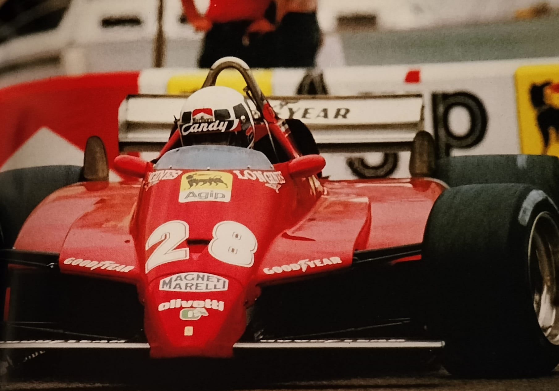 Ferrari 126 C2 from the 1982 Formula 1 season.