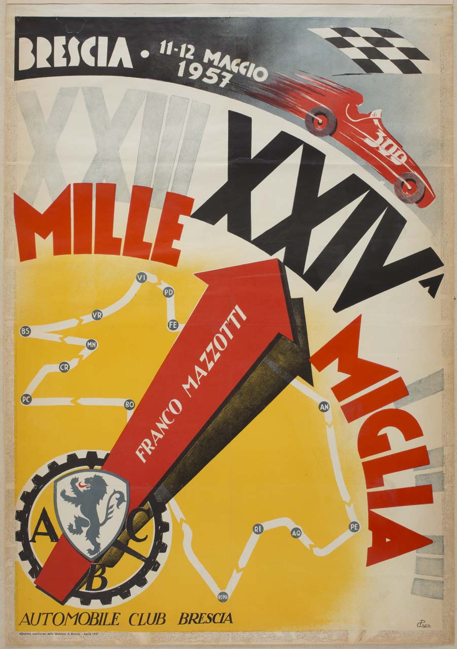 The Mille Miglia was a long-distance race, carried out on roads open to traffic that was held in Italy twenty-four times from 1927 to 1957. From 1977 the "Mille Miglia" has been revived in the form of a regularity race f