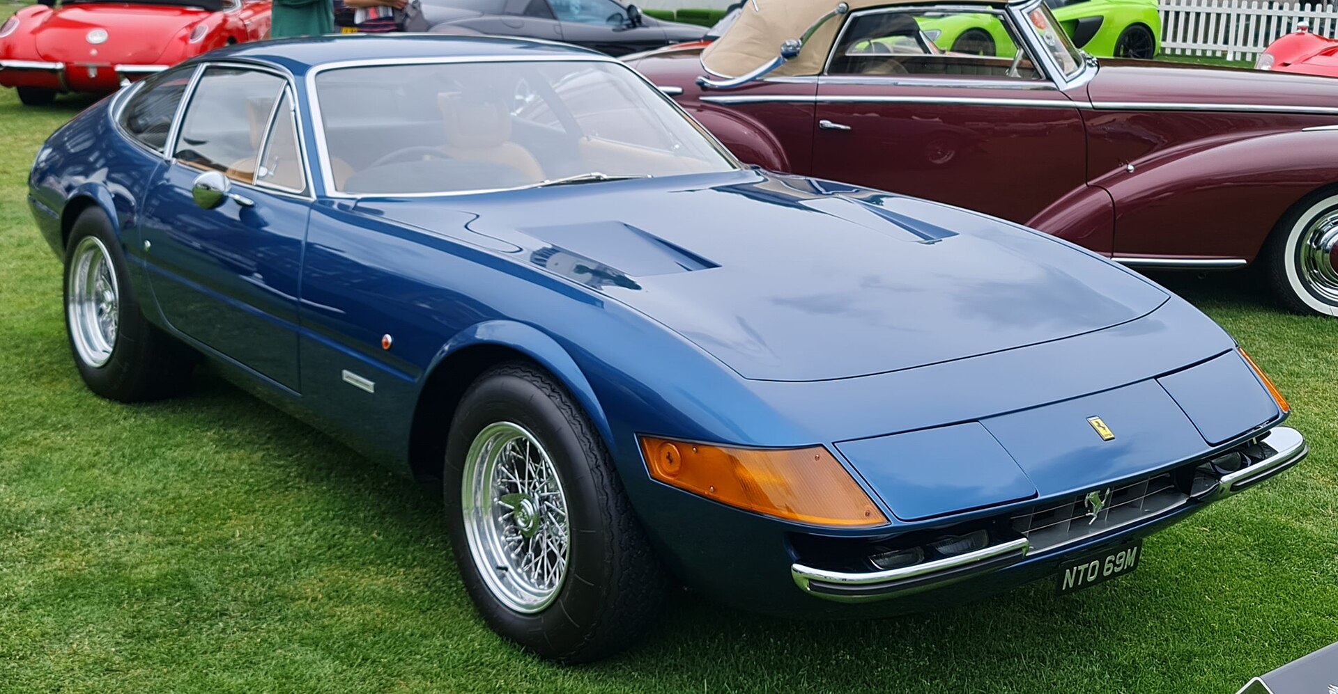 A Ferrari 365 GTB/4 Daytona taken at London Concours 2022.