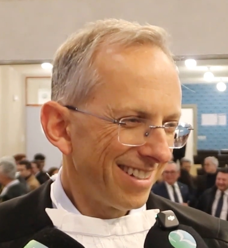 Benedetto Vigna all'inaugurazione dell'anno accademico presso l'università di Urbino