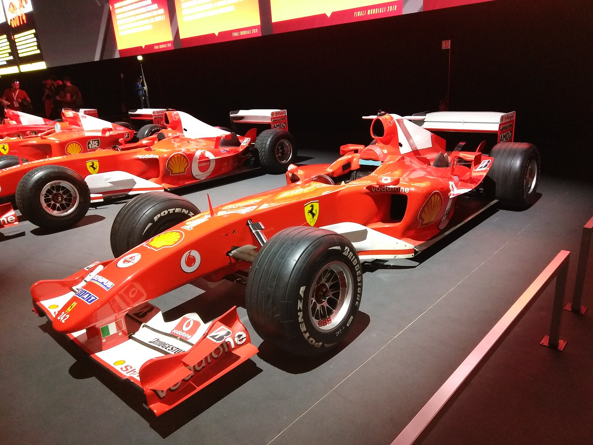 Ferrari F2004 Formula 1 car.