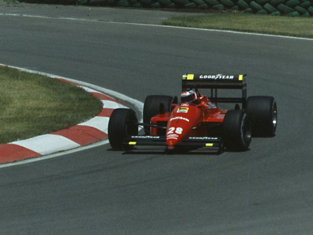 Gerhard Berger driving for Ferrari during the 1988 Formula 1 season.