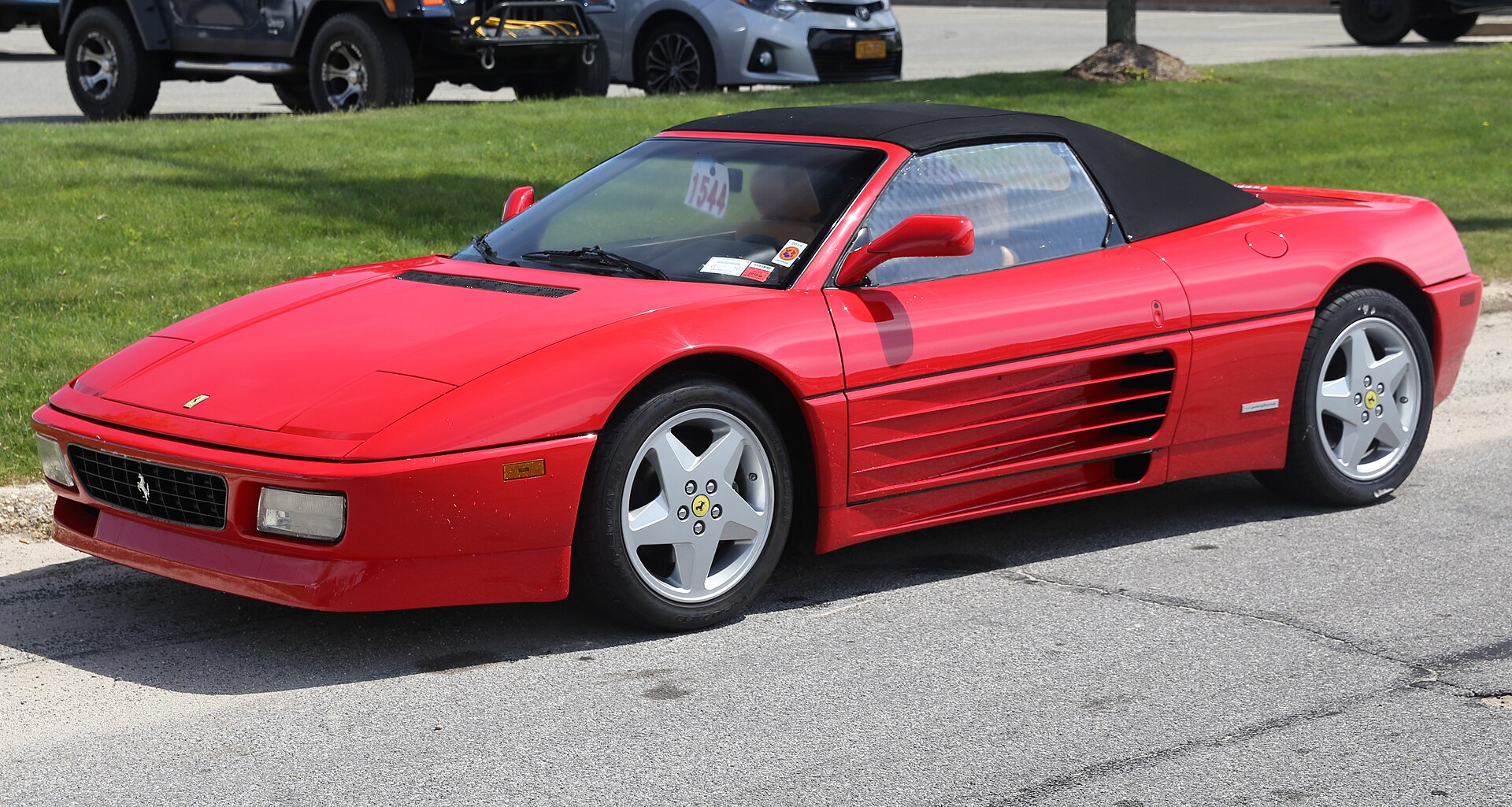 A 1993 Ferrari 348 Spider. Yum!